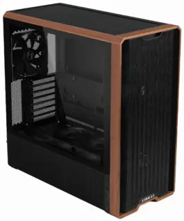 Alternative view of Кутия за компютър Lian-Li LANCOOL 217 Mid-Tower, Tempered Glass, Wood-Black