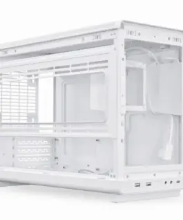 Кутия за компютър Lian Li DAN A3-mATX Wood Edition White