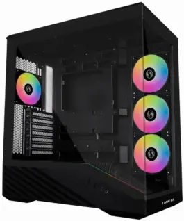 Кутия за компютър Lian Li Vector V100 ARGB Mid-Tower Tempered Glass - Black