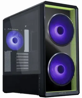 Кутия за компютър Lian Li LANCOOL 217 INF RGB Mid-Tower Tempered Glass - Черна