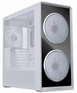 Alternative view of Кутия за компютър Lian Li LANCOOL 217 INF RGB Mid-Tower, Tempered Glass - Бял
