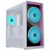 Кутия за компютър Lian Li LANCOOL 217 INF RGB Mid-Tower Tempered Glass - Бял