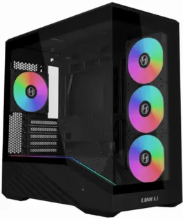 Кутия за компютър Lian Li Vector V100 MINI ARGB Mid-Tower Tempered Glass - Black