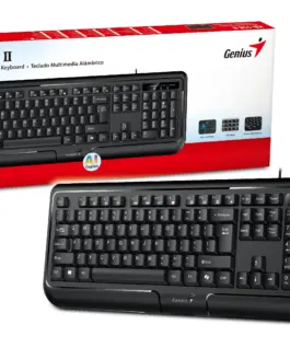 Genius клавиатура кирилизирана Smart Keyboard KB-118 II Black – AI