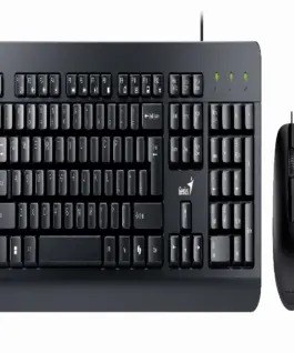 Alternative view of Genius клавиатура и мишка Keyboard and Mouse - KM-160 Black - AI, BG, USB
