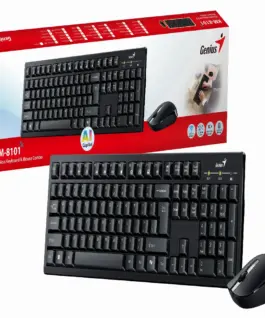 Genius клавиатура и мишка Wireless Keyboard and Mouse - KM-8101 Black - AI BG