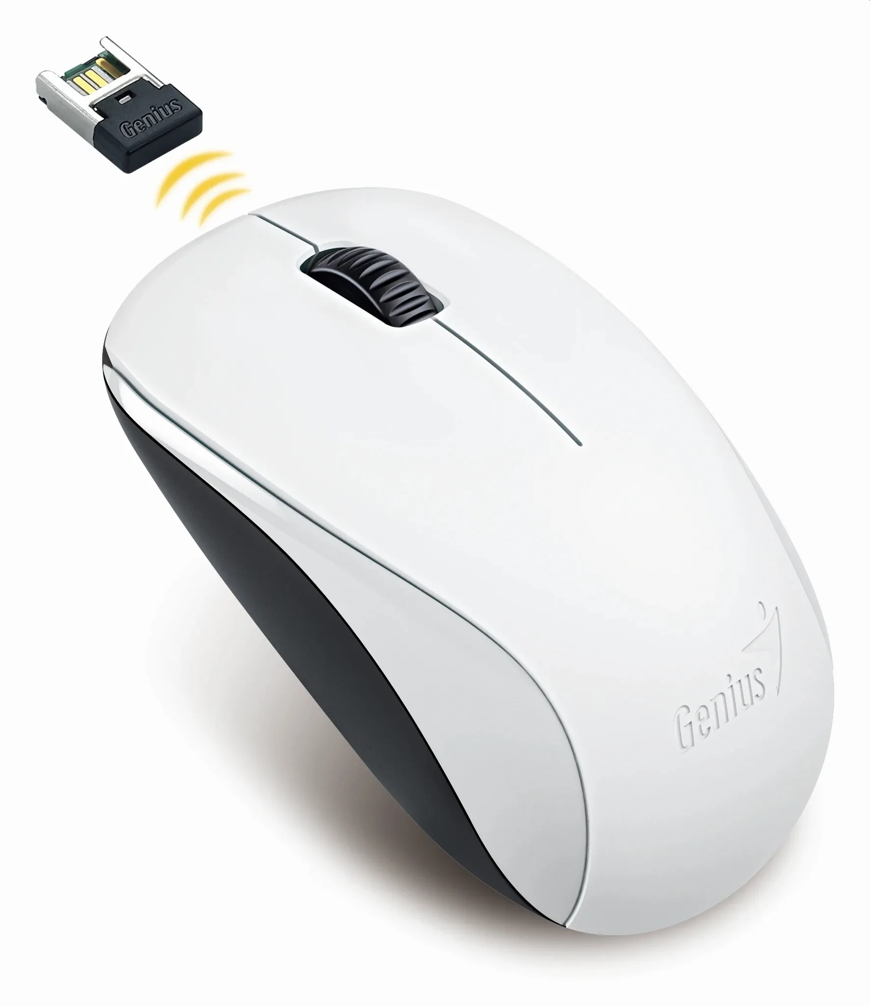 Genius безжична мишка Wireless Mouse - NX-7000 White - 2.4GHz