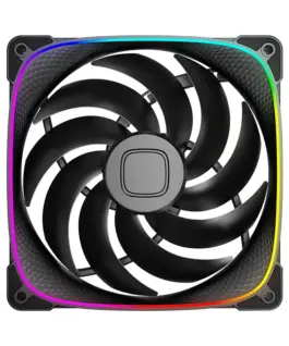 Alternative view of Geometric Future Комплект вентилатори Fan Pack 3-in-1 140 mm - Squama 2503B-14 Black