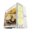 Geometric Future кутия Case EATX - Model 5 Vent White - 5 x 140 mm aRGB fans included