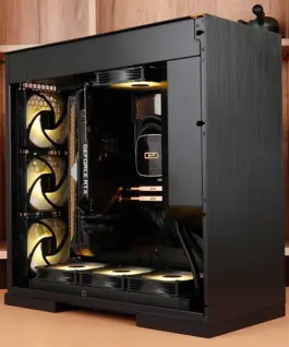 Geometric Future кутия Case EATX – Model 8 Dharma Black/Gold