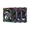 Geometric Future Комплект вентилатори Fan Pack 3-in-1 - Squama 2503B Black