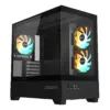 Кутия за компютър GIGABYTE C201 PANORAMIC + 3 ARGB Вентилатора