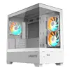 Кутия за компютър GIGABYTE C201 PANORAMIC ICE + 3 ARGB Вентилатора