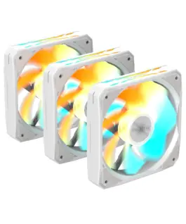 Alternative view of Комплект вентилатори 3-Pack GIGABYTE AORUS EZ CHAIN RVS FAN 120 ICE, 120x120x25mm ARGB
