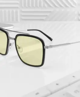 Компютърни очила GUNNAR Baron Silver - Amber