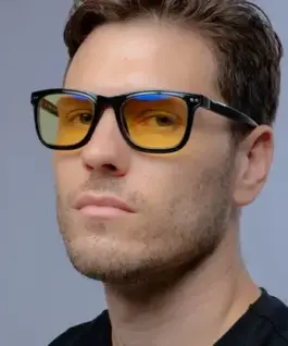 Комплект GUNNAR Cupertino Onyx с два вида стъкла Amber и Clear с