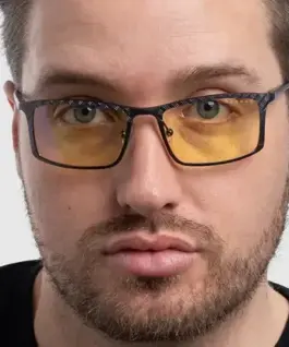 Компютърни очила GUNNAR Plaid Graphite - Amber