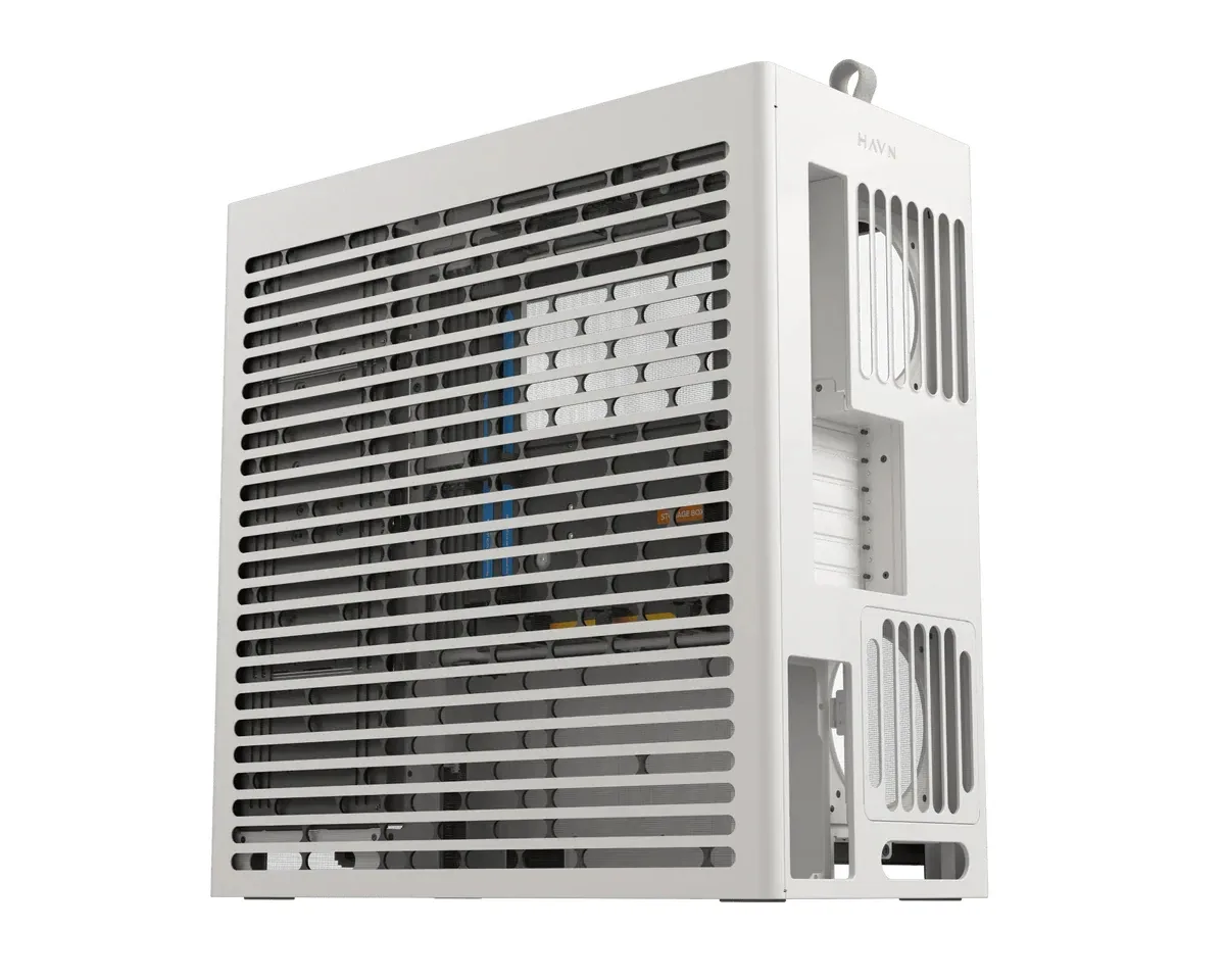 HAVN кутия Case E-ATX - HS 420 VGPU Edition White - PCIe Gen 5 riser included - Image 78