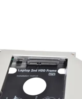 Makki тънко кади за лаптоп Laptop Caddy 9.5mm SATA3 with LED/switch