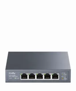 Суич Cudy HS105 5x2.5G портов Gigabit Ethernet (RJ45) Метален корпус