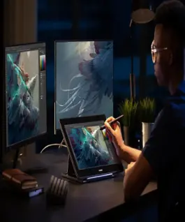 Alternative view of HUION  /Хюйън/ Графичен дисплей таблет Kamvas Pro 16 4K GT1562