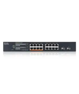 Alternative view of Суич ZyXEL XMG1915-18EP, 16-портов, 2x SFP, Gigabit, Управляем, , PoE