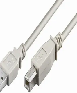 КАБЕЛ MICROCONNECT USB 2.0 A to B - 18 m - Gray - PN USBAB2