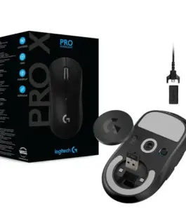 ГЕЙМЪРСКА МИШКА LOGITECH PRO X SUPERLIGHT – Wireless / Безжична – Black – PN