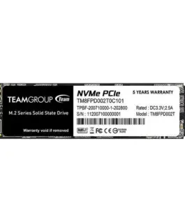 ВЪТРЕШЕН ТВЪРД ДИСК Team Group SSD MP33 PRO - 2TB - M.2 2280 PCie3 - PN