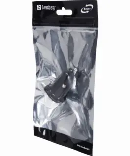 Alternative view of ЗАРЯДНО ЗА АВТОМОБИЛ SANDBERG 2USB 1A+2.1A - Black - PN 340-40