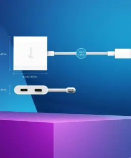 j5create USB-C към Dual USB-C Адаптер