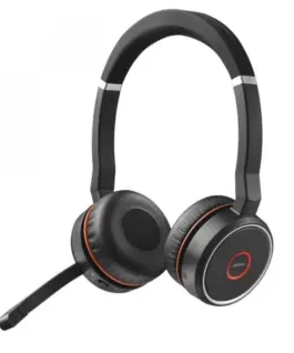 Alternative view of Безжични слушалки Jabra Evolve 75 SE, MS, Bluetooth, Черни