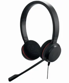 Слушалки Jabra Evolve 20 MS Stereo USB-C Микрофон Черни