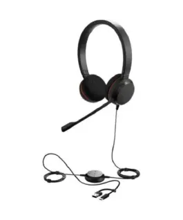 Слушалки с микрофон Jabra Evolve 20 MS Stereo USB-C/А Adapter
