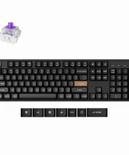 Геймърска безжична Механична клавиатура Keychron K10 HE Magnetic Switch - Black Special