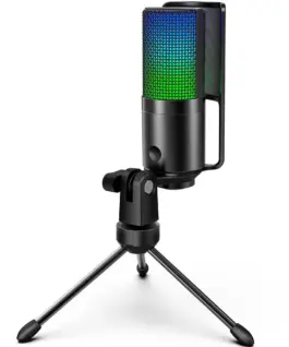 Настолен микрофон FIFINE K669 PRO2 RGB - Black