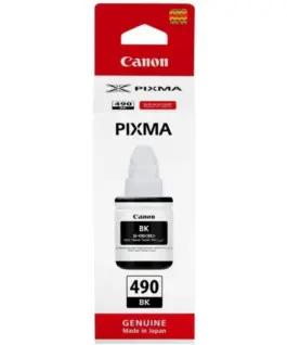 БУТИЛКА МАСТИЛО ЗА CANON PIXMA G1400/G2400/G3400 - /490/ - GI-490BK (GI490BK) - Ink Bottle - Black - PN