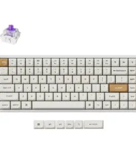 Геймърска механична клавиатура Keychron K2 HE Special Edition White -