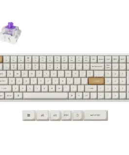 Геймърска механична клавиатура Keychron K4 HE Special Edition White - Wireless Full