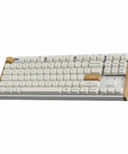 Геймърска Механична клавиатура Keychron K8 HE Magnetic Switch - White