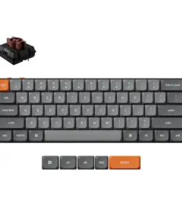 Геймърска Механична клавиатура Keychron K9 Max QMK HS 60% Keychron Milk POM Switch Brown