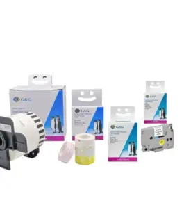 ЛЕНТА ЗА ЕТИКЕТНИ ПРИНТЕРИ GG-AT-90DW/GG-AH-100DW/ZEBRA GX/GK420/430 - BLACK ON WHITE - 102 mm x 25 mm x 500 pcs - PN