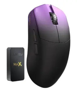 Lamzu професионална геймърска мишка MAYA X 8K - Wireless Gaming Mouse - Purple
