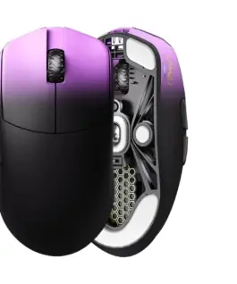 Alternative view of Lamzu професионална геймърска мишка MAYA X 8K - Wireless Gaming Mouse - Purple Shadow