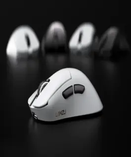 Lamzu професионална геймърска мишка PARO 8K White – Wireless Gaming
