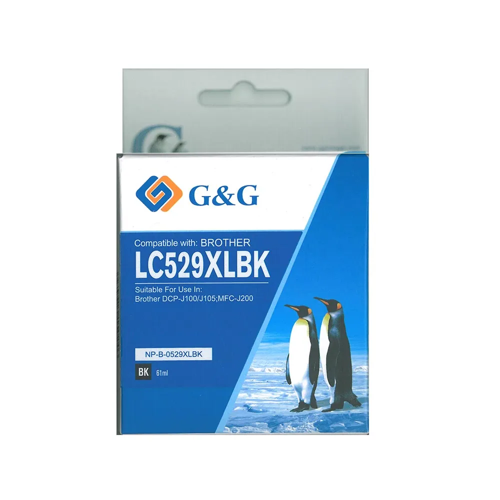ГЛАВА ЗА BROTHER DCP J100/J105/MFC J200 - Black - LC529XLBK (LC-529XLBK) - HIGH CAPACITY - PN NP-B-0529XLBK -