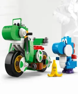 Alternative view of LEGO  Super Mario Mario car - Yoshi bike, 72031
