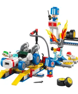 Alternative view of LEGO  Super Mario Mario car - Toads workshop, 72035