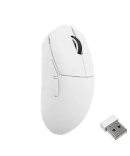 Alternative view of Геймърска Безжична мишка Lemokey G1 8K, Matte White