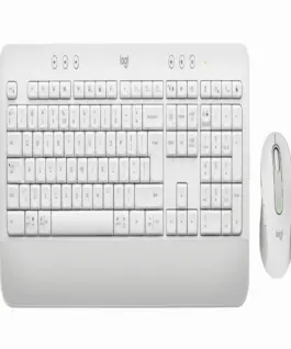 КОМПЛЕКТ МИШКА + КЛАВИАТУРА LOGITECH MK650 DE - Wireless / Безжична - БЕЗ БДС КИРИЛИЗАЦИЯ (WITHOUT BDS CYRILLIC) - White